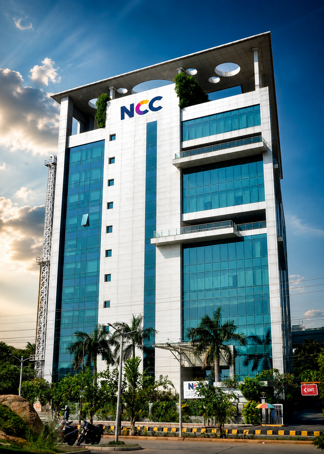 High-tech server room representing NCC Technology Services data center infrastructure and comprehensive system integration excellence