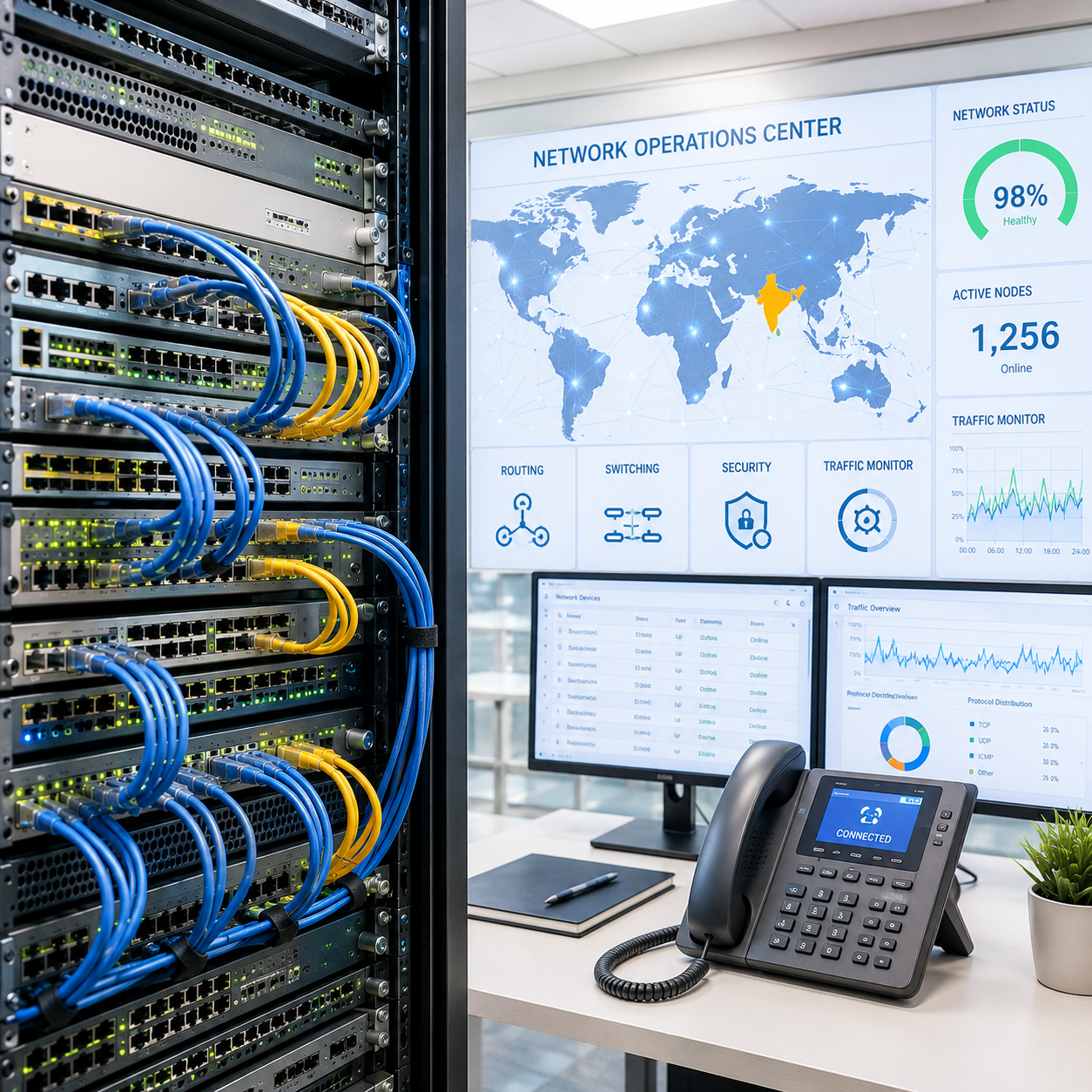 Network switching infrastructure
